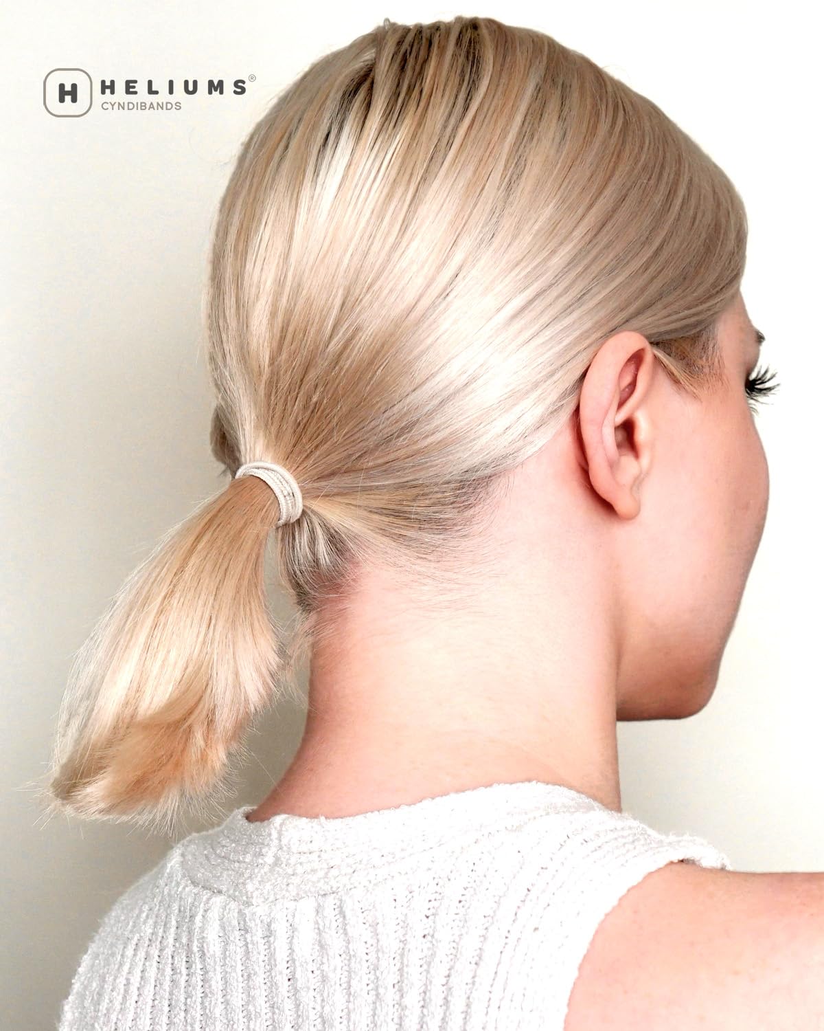 Heliums elastiques cheveux fins 2mm ombre doree routine quotidienne: couleur naturelle se fond.
