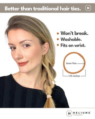 Heliums élastiques cheveux sans dommages en nylon doux – maintien en douceur.