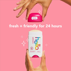 Hello Unicorn shea butter application, creamy glide that feels gentle on skin.