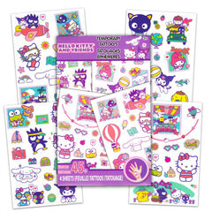 Hello Kitty autocollants inclus pour personnaliser paquets et invitations