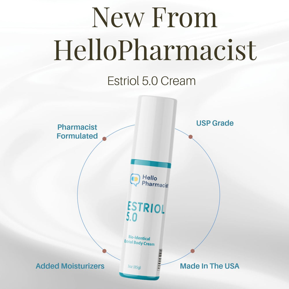 HelloPharmacist Estriol 5.0, massage visage pour douceur et confort.