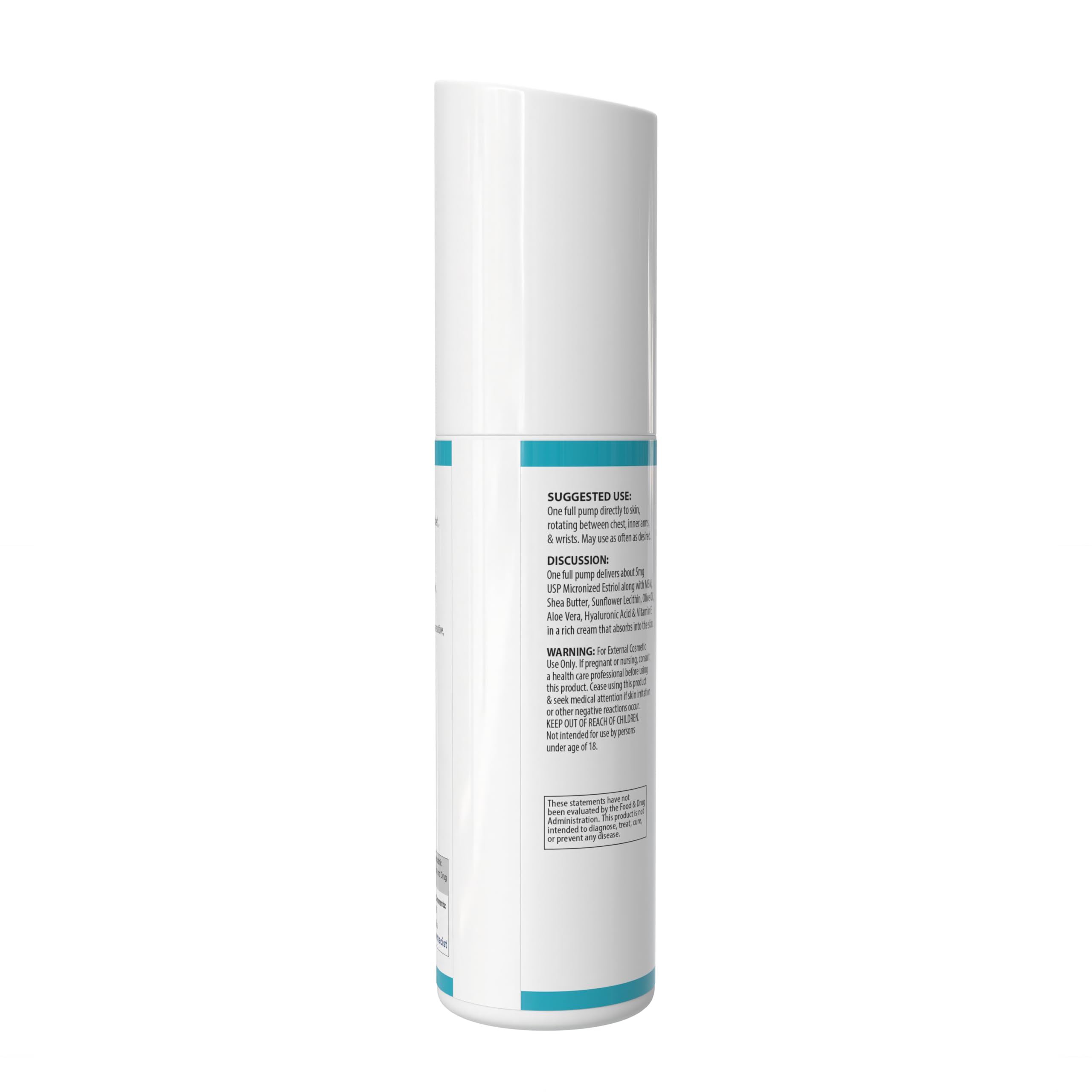 HelloPharmacist Estriol 5.0, texture crème douce pour peau lisse.