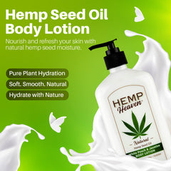 Lotion Hemp Heaven Peche Jasmin Distributeur : application facile et rapide.