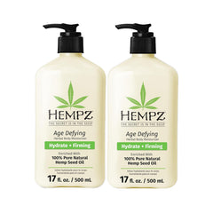 Hempz Age Defying Body Moisturizer : bouteille 17 oz hydratation profonde.