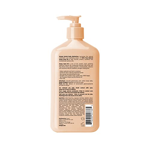 Hempz Apricot Clementine – texture légère qui pénètre rapidement pour peau douce et lumineuse.