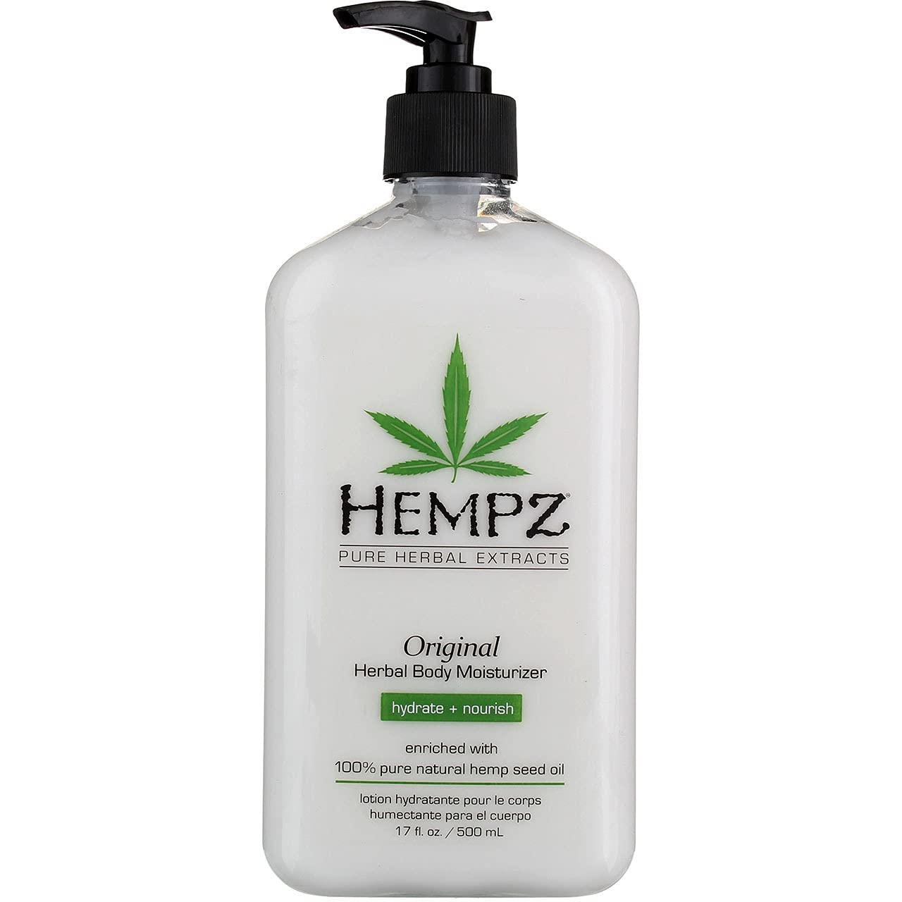 Extraits d’aloe vera et concombre dans Hempz pour rafraîchir et apaiser la peau