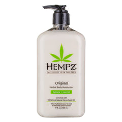 Hempz hydratant corporel original en flacon pompe offrant hydration durable pour toutes les peaux