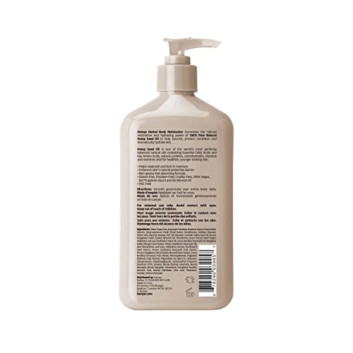 Texture légère de la lotion Hempz prête à l application quotidienne