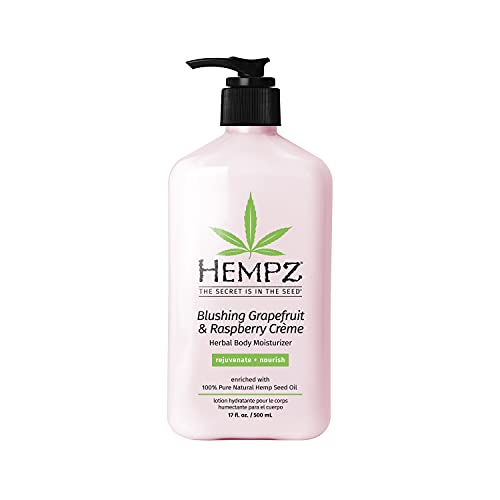 Texture crème Hempz Grapefruit Framboise - application douce et absorption rapide