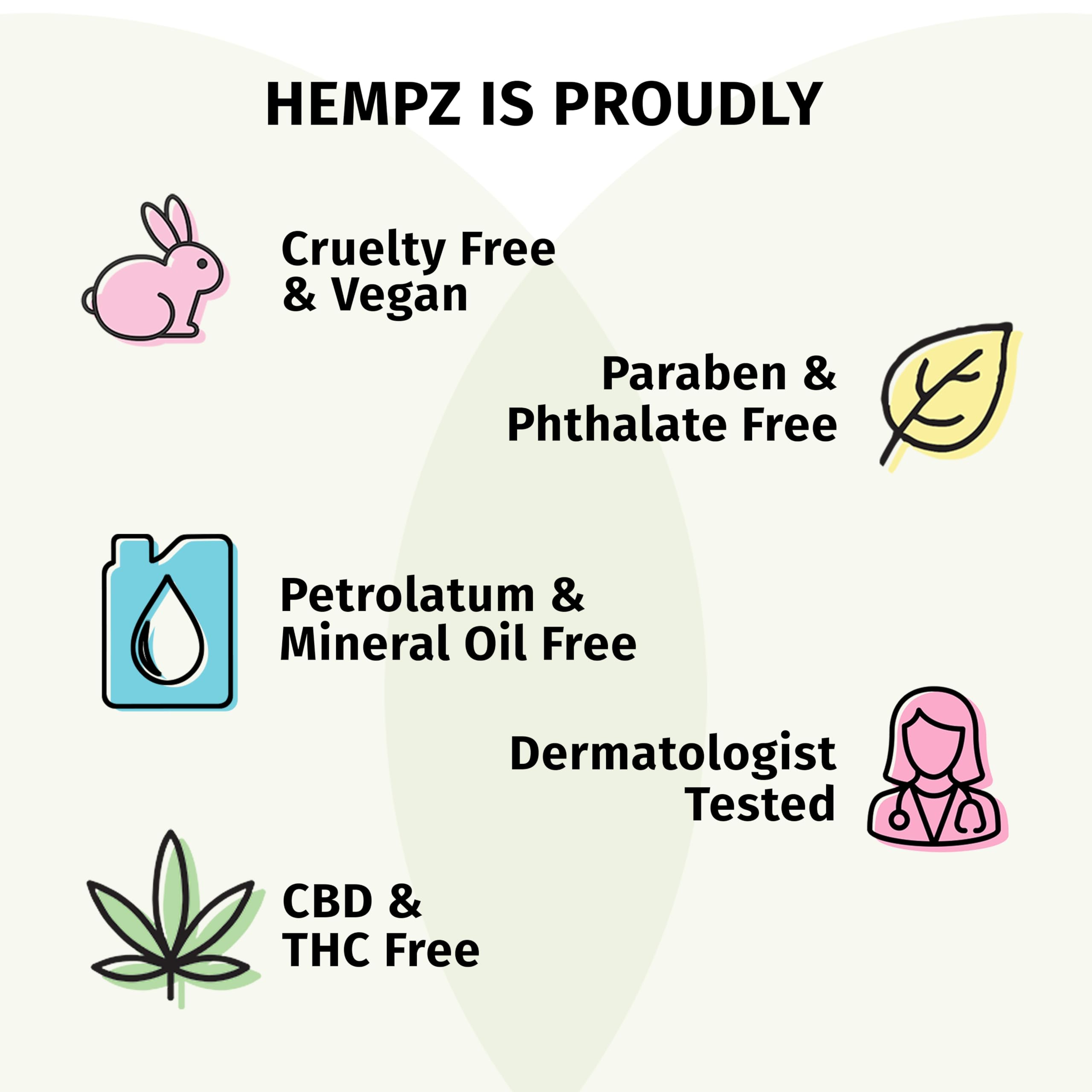 Hempz non-greasy, lightweight formula ideal for everyday hydration.