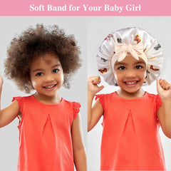 Scrunchies satin Heniho pour enfant et maman, douceur qui évite la casse des cheveux.