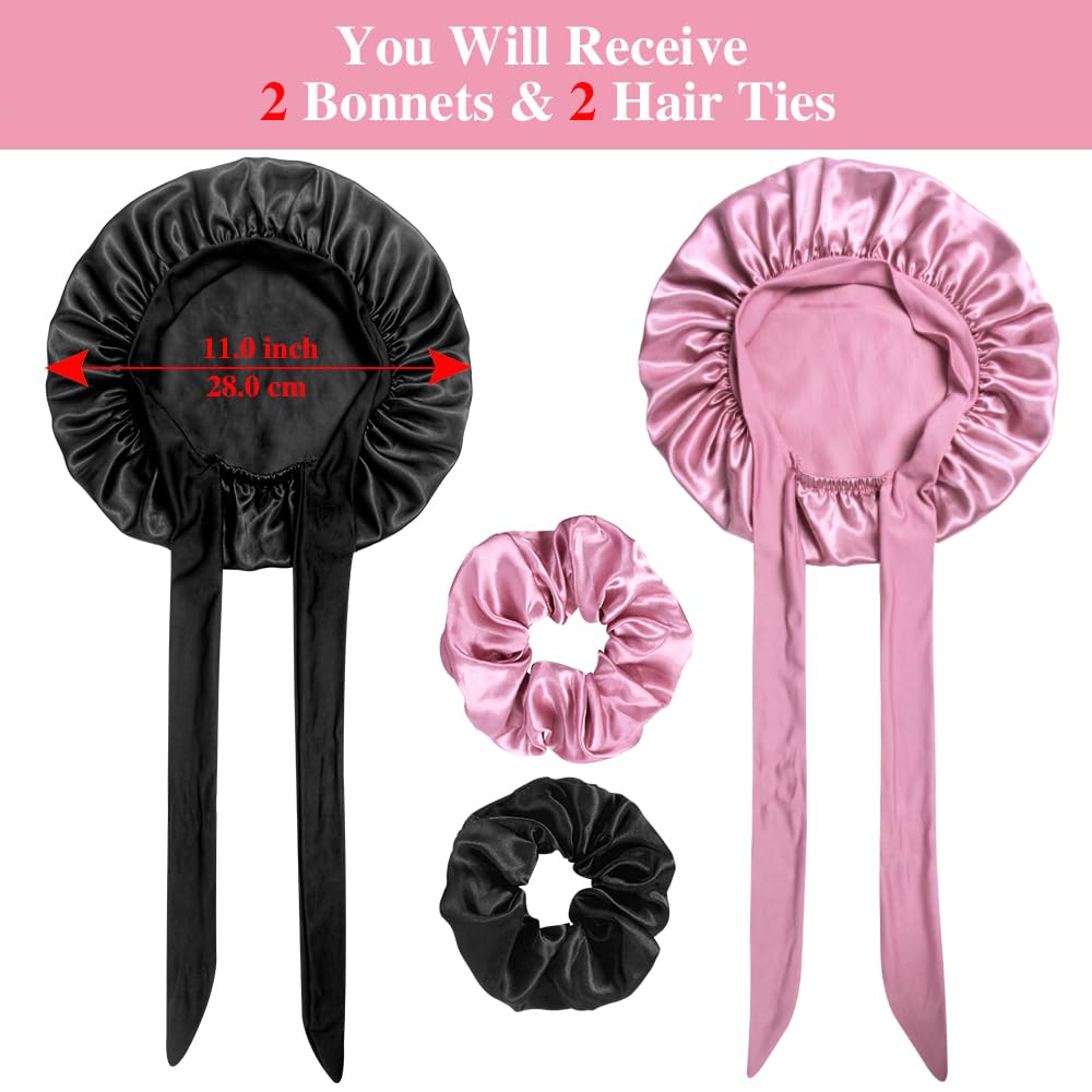 Scrunchies satin Heniho pour enfant et maman, douceur et maintien sans torsion.