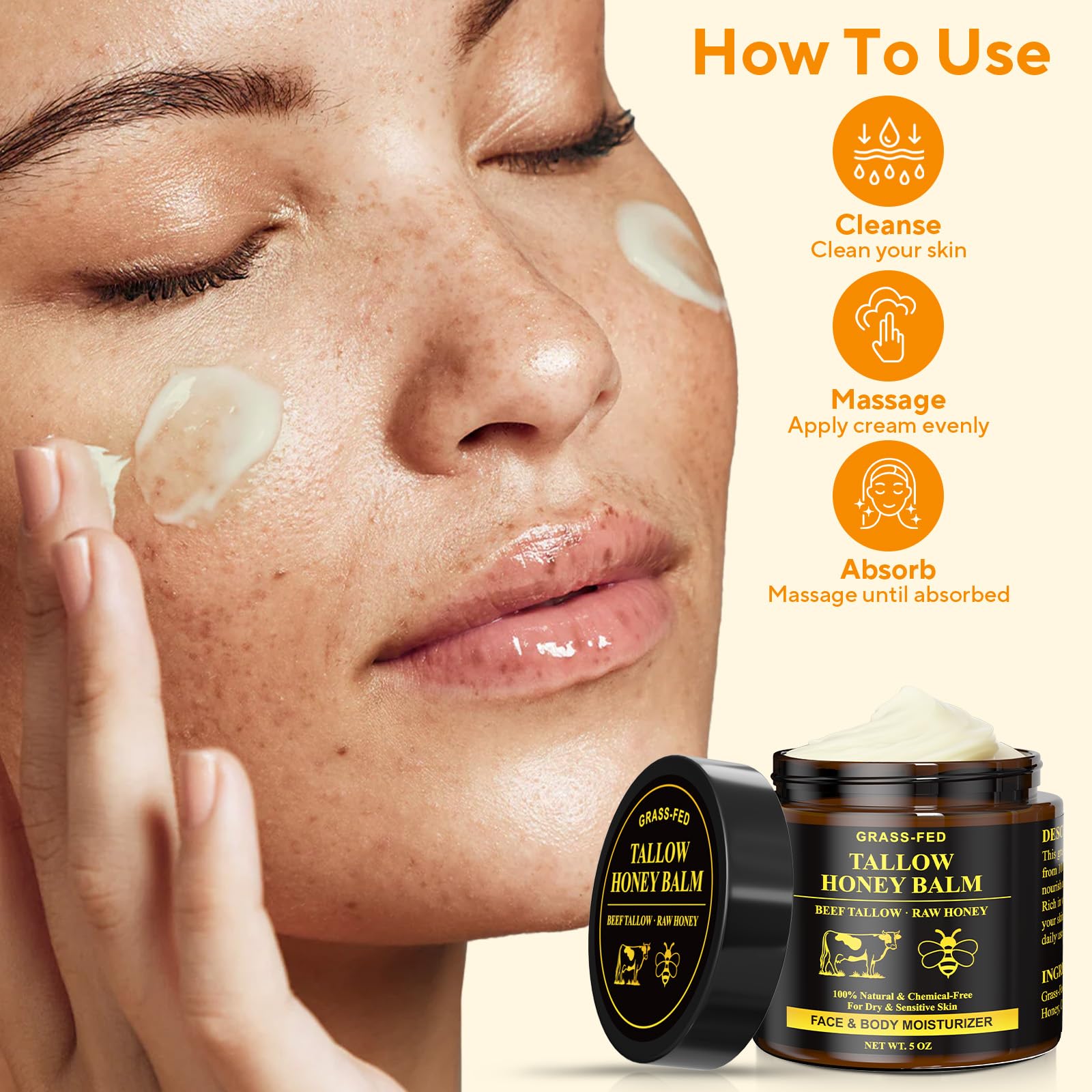 Henjaca ingredients beurre boeuf miel olive: nutriments naturels