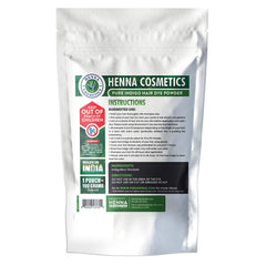 Poudre indigo pour barbe Henna Cosmetics Cypri, alternative douce aux colorants chimiques.