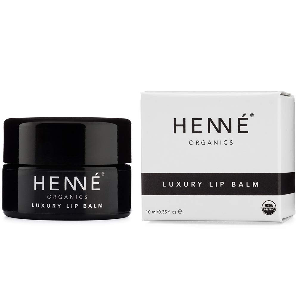 Texture crème luxueuse du baume Henné Organics prête à hydrater.