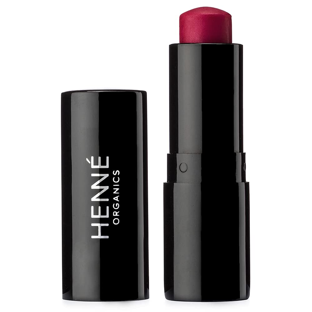 Henné Organics Tint Lèvres Luxe Bouteille : hydratation légère et couleur naturelle.
