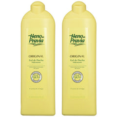 Heno de Pravia gel douche pack deux, pratique pour la routine quotidienne.