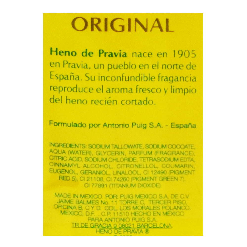 Heno de Pravia — savon pour le lavage quotidien des mains, douceur.