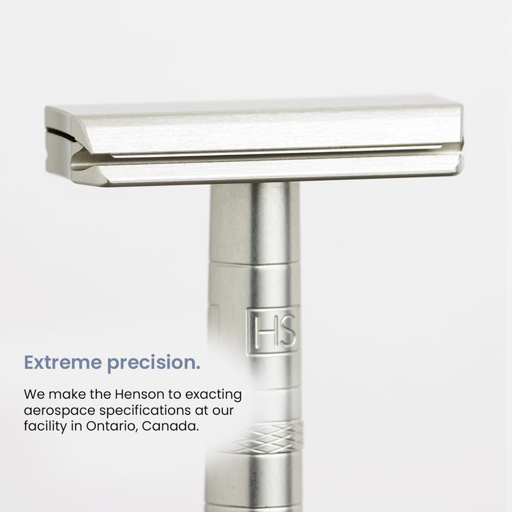 Henson Rasoir Cuivre Conception 30° pour une expérience de rasage fluide.