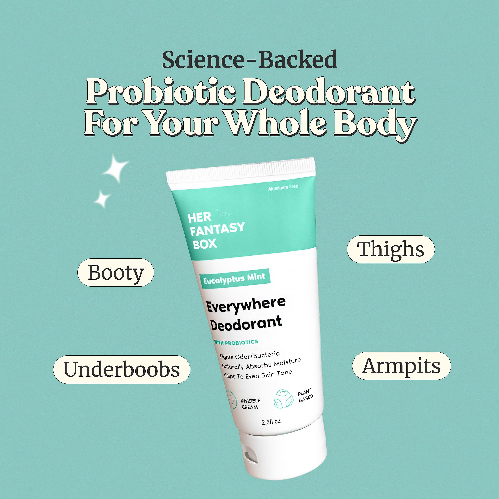 Her Fantasy Box Déodorant Partout - Probiotiques pour peau équilibrée