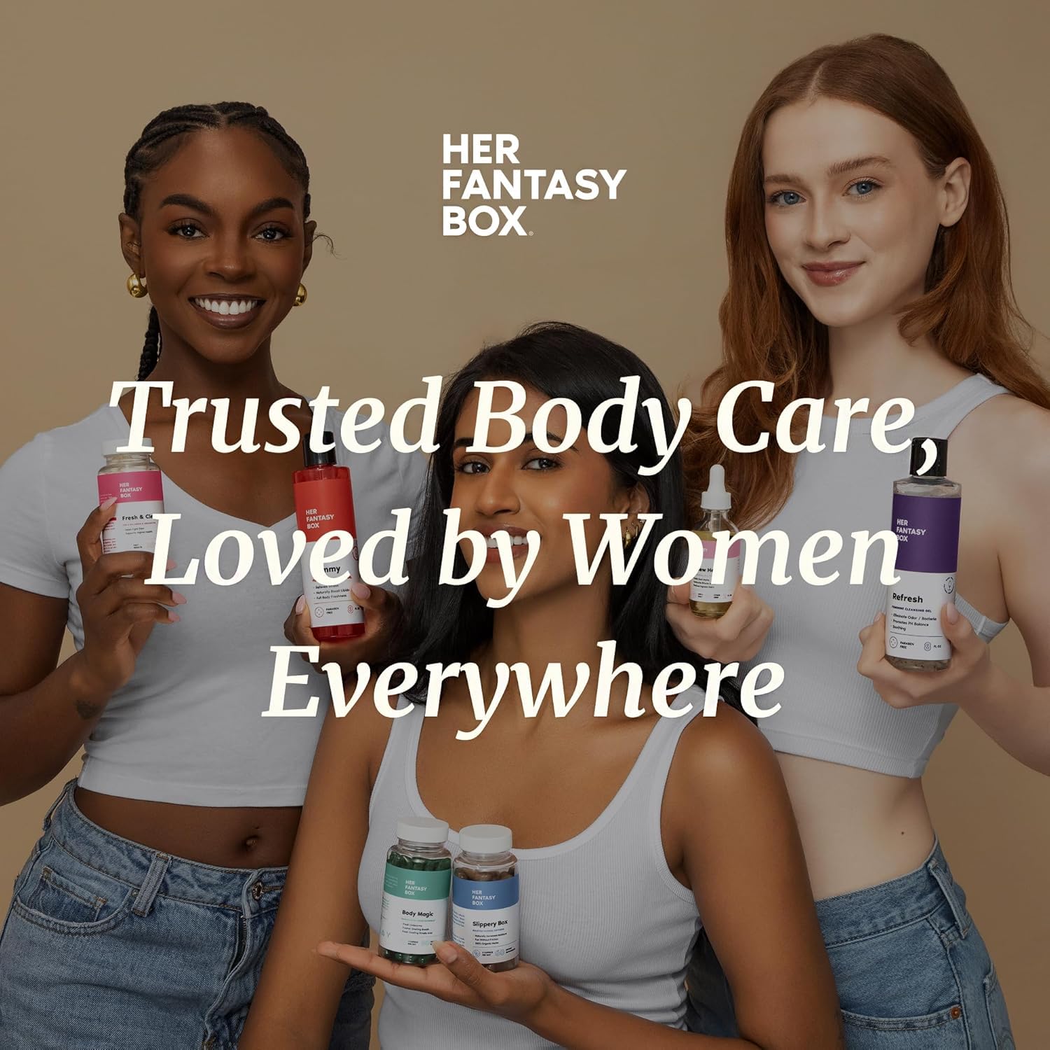Her Fantasy Box Yummy – Sans parabènes ni sulfates pour une routine plus consciente.