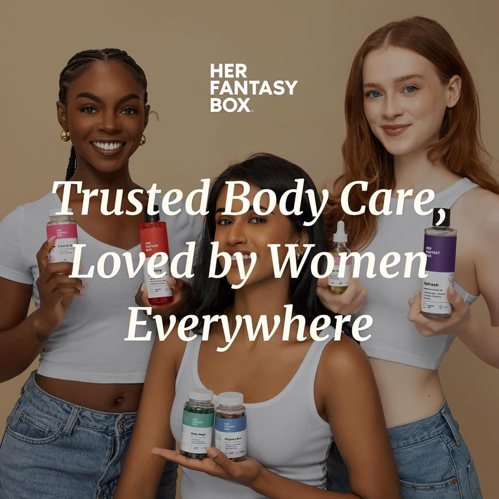 Her Fantasy Box Yummy – Sans parabènes ni sulfates pour une routine plus consciente.
