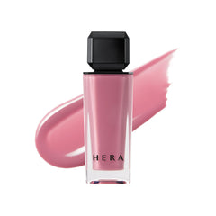 HERA Sensual Nude Gloss 102 Flirty sur la bouteille, brillance naturelle et élégante.