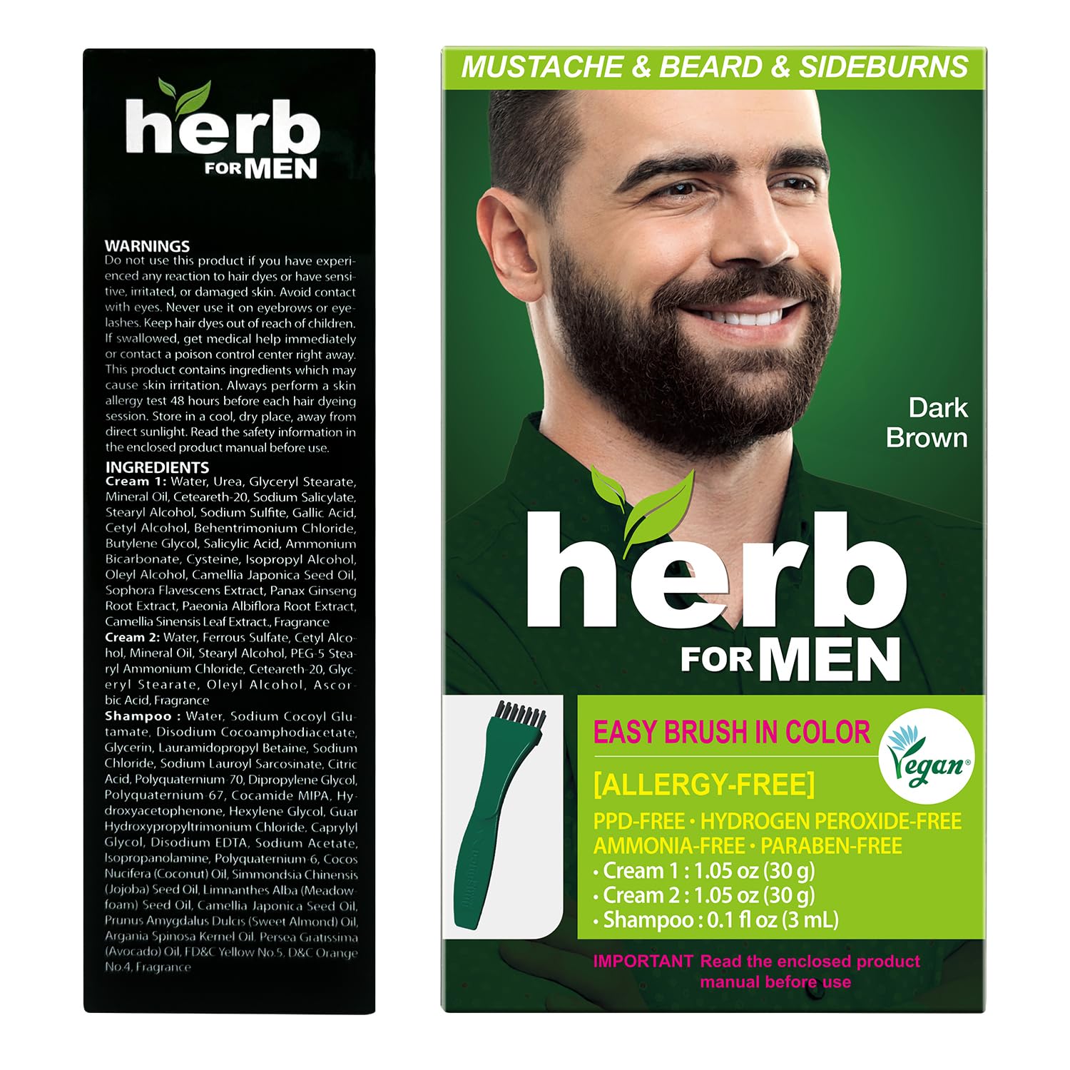 Herb Speedy Coloration lot 3 – pratique moustache et barbe