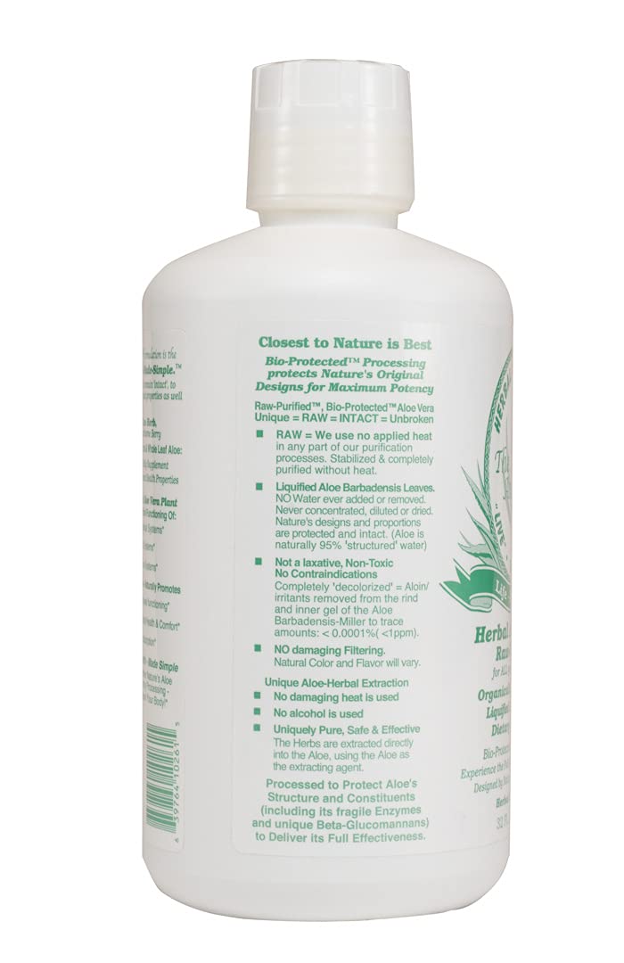 Melange essiac inclus dans Aloe Force pour une formulation équilibrée