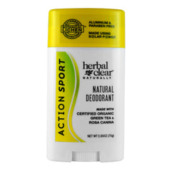 Herbal Clear Naturally déodorant sport en flacon, protection durable toute la journée.