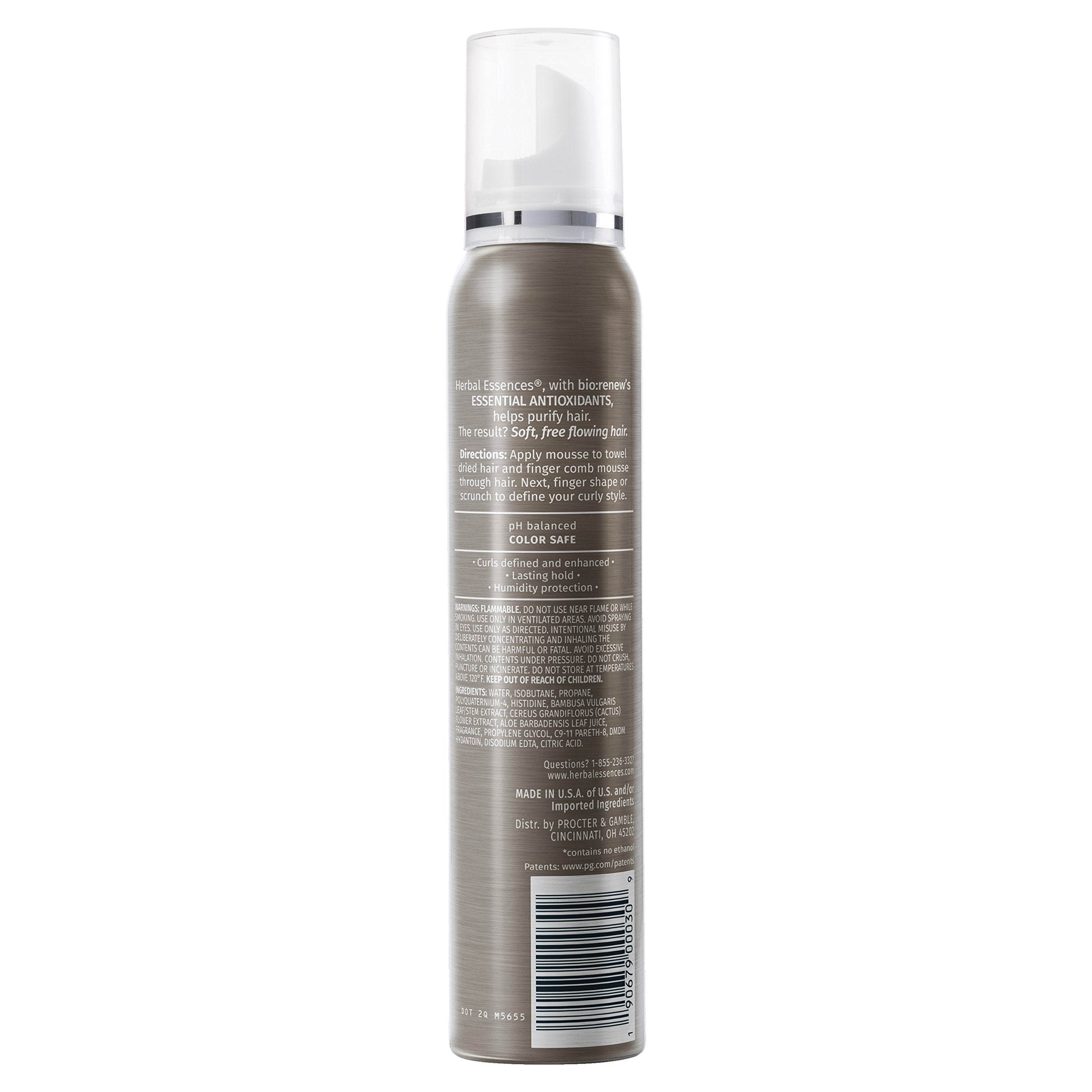 Texture légère de la mousse Biorenew Curl Define pour faciliter l'application