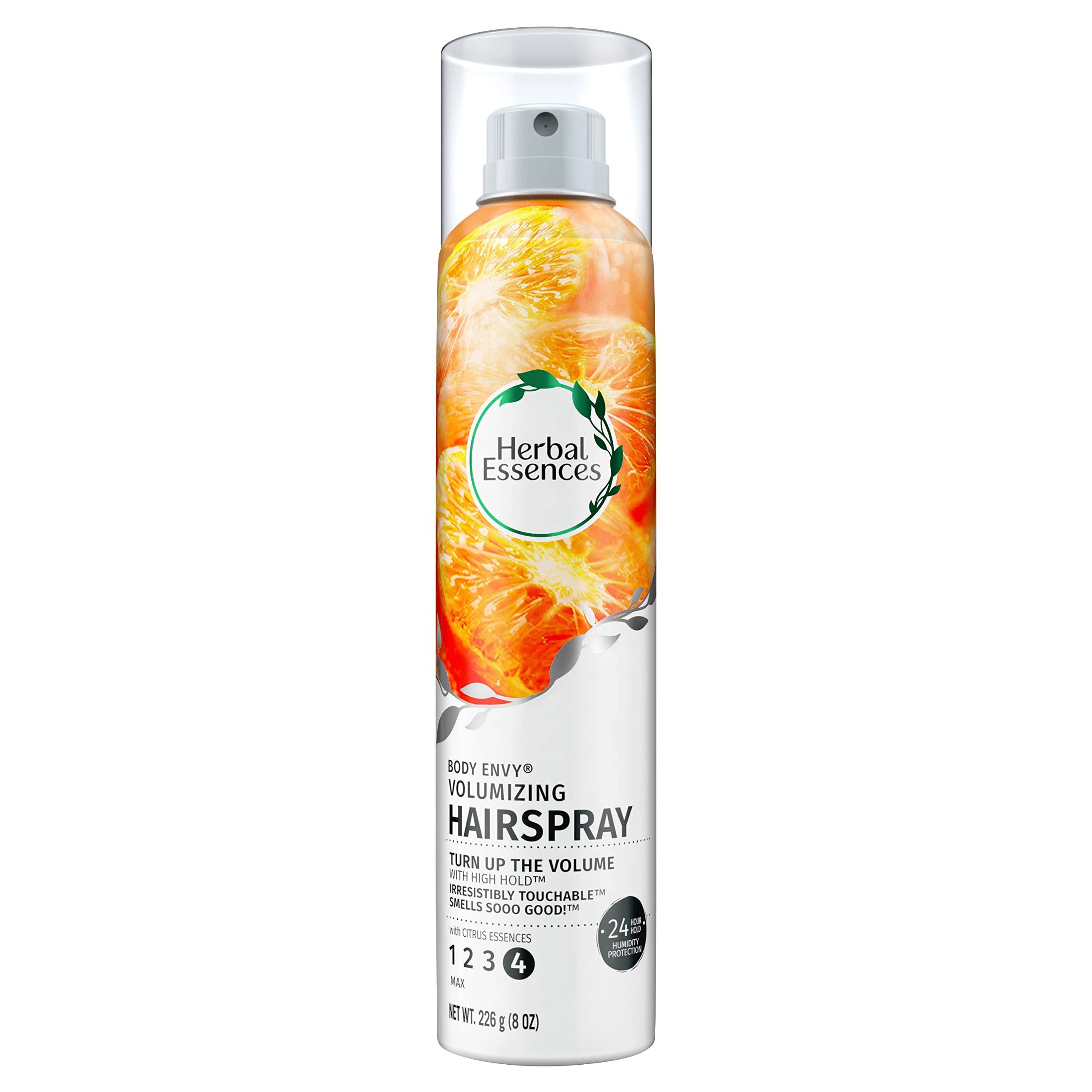Herbal Essences Body Envy: bouteille spray montrant volume durable