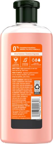 Herbal Essences Body Envy affiche un parfum citronné frais pour une douche revigorante.