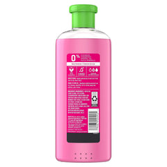 Herbal Essences Color Me Happy Après-Shampooing, texture soyeuse et parfum rose marocaine.