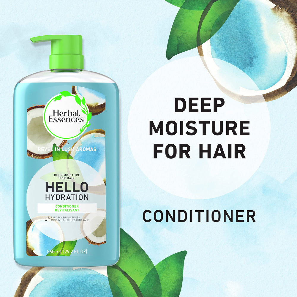 Texture crème du conditioner Hello Hydration Herbal Essences