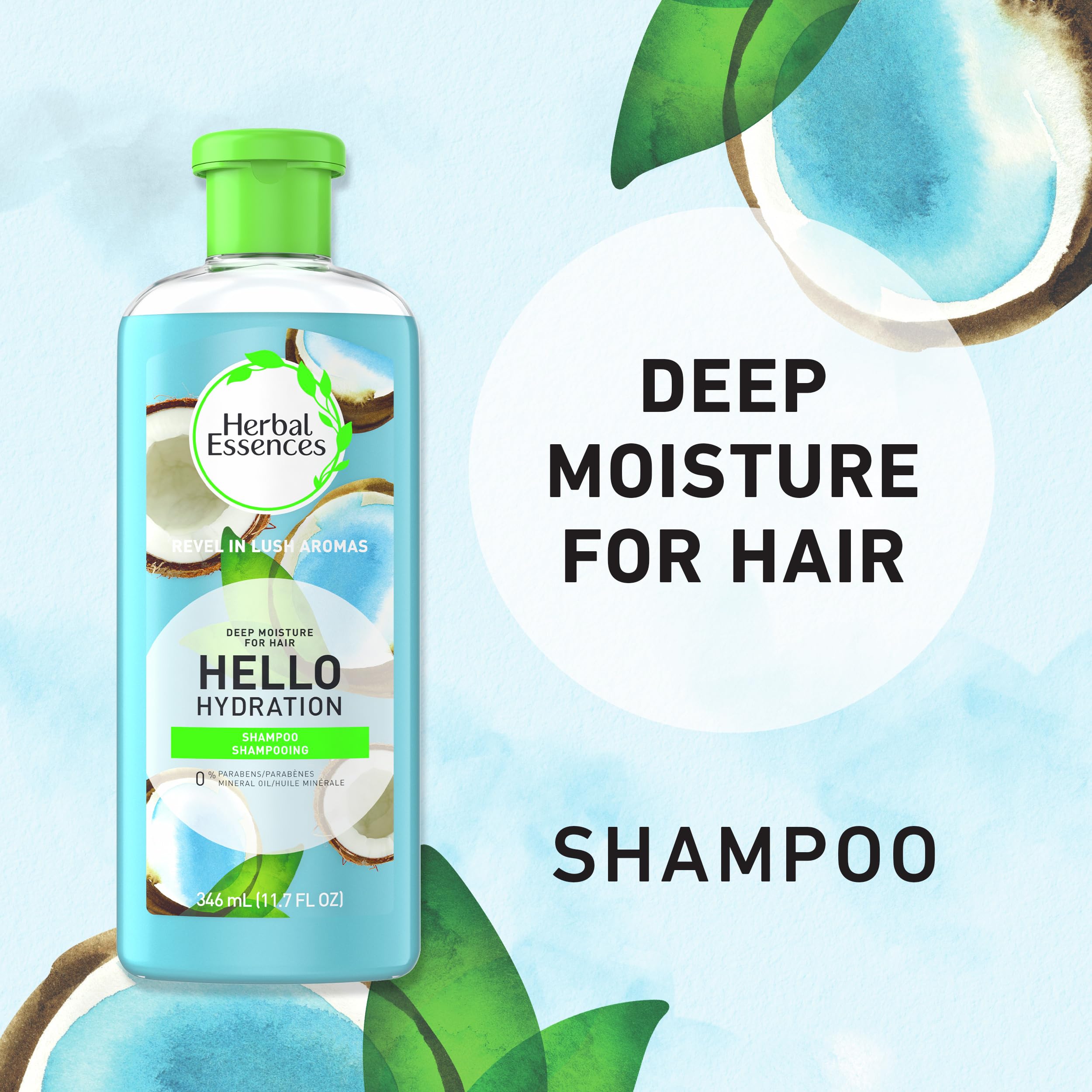 Parfum coco riche Herbal Essences Hello Hydration.