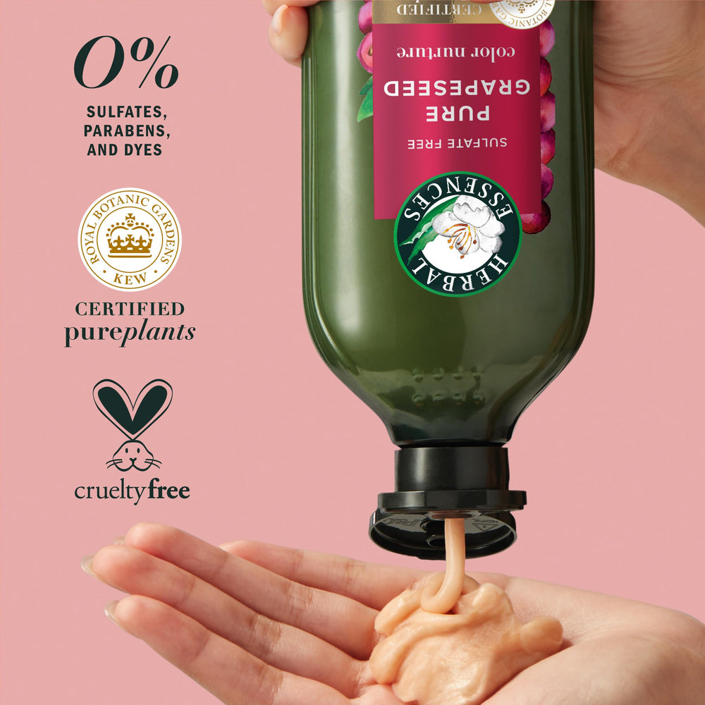 Herbal Essences Ingrédients naturels approuvés Kew: plantes certifiées pour la formule.