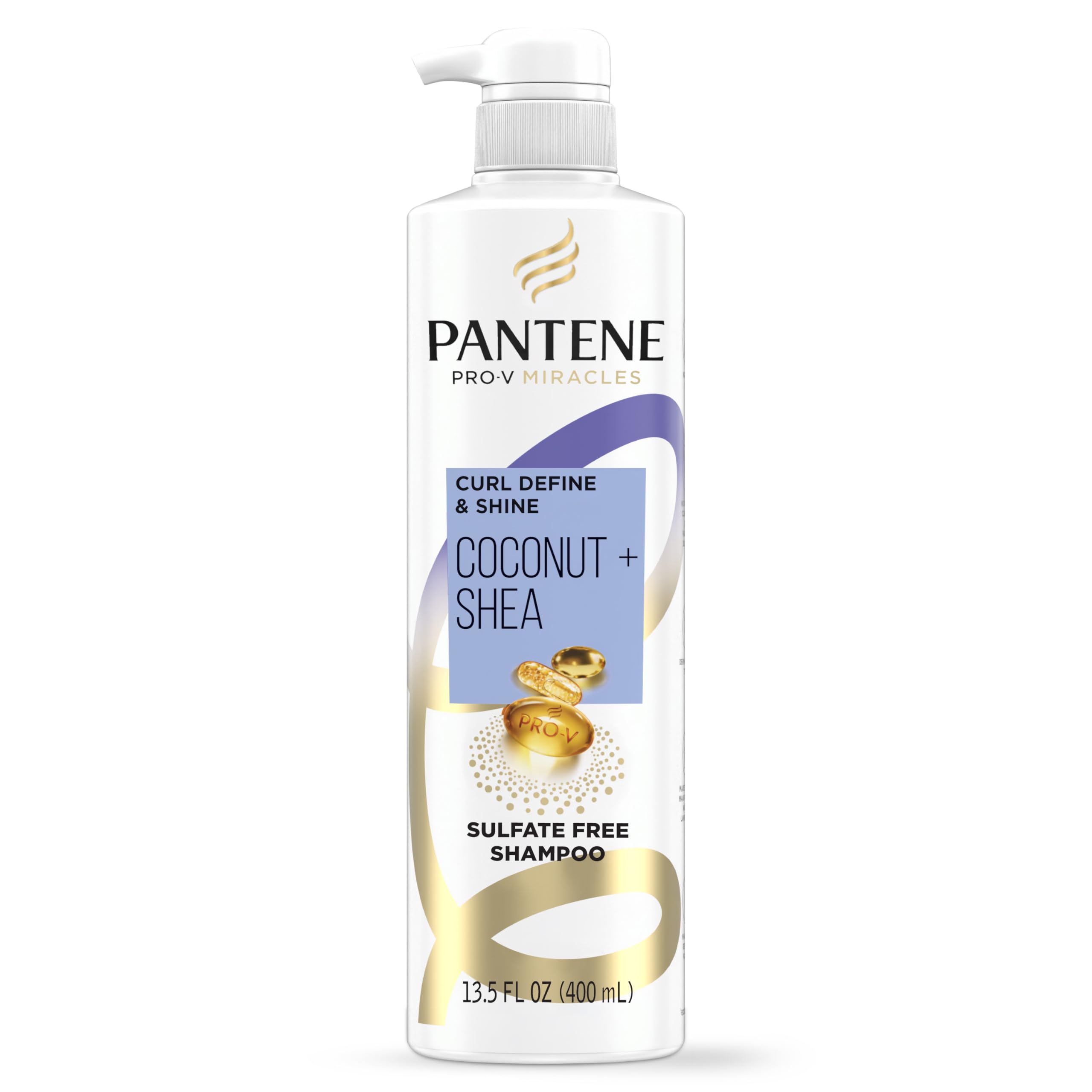 Herbal Essences Miracles Curl – bouteille avec pompe pour une application facile et rapide.