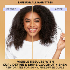 Herbal Essences Miracles Curl – formule sans sulfate pour cheveux colorés en douceur.