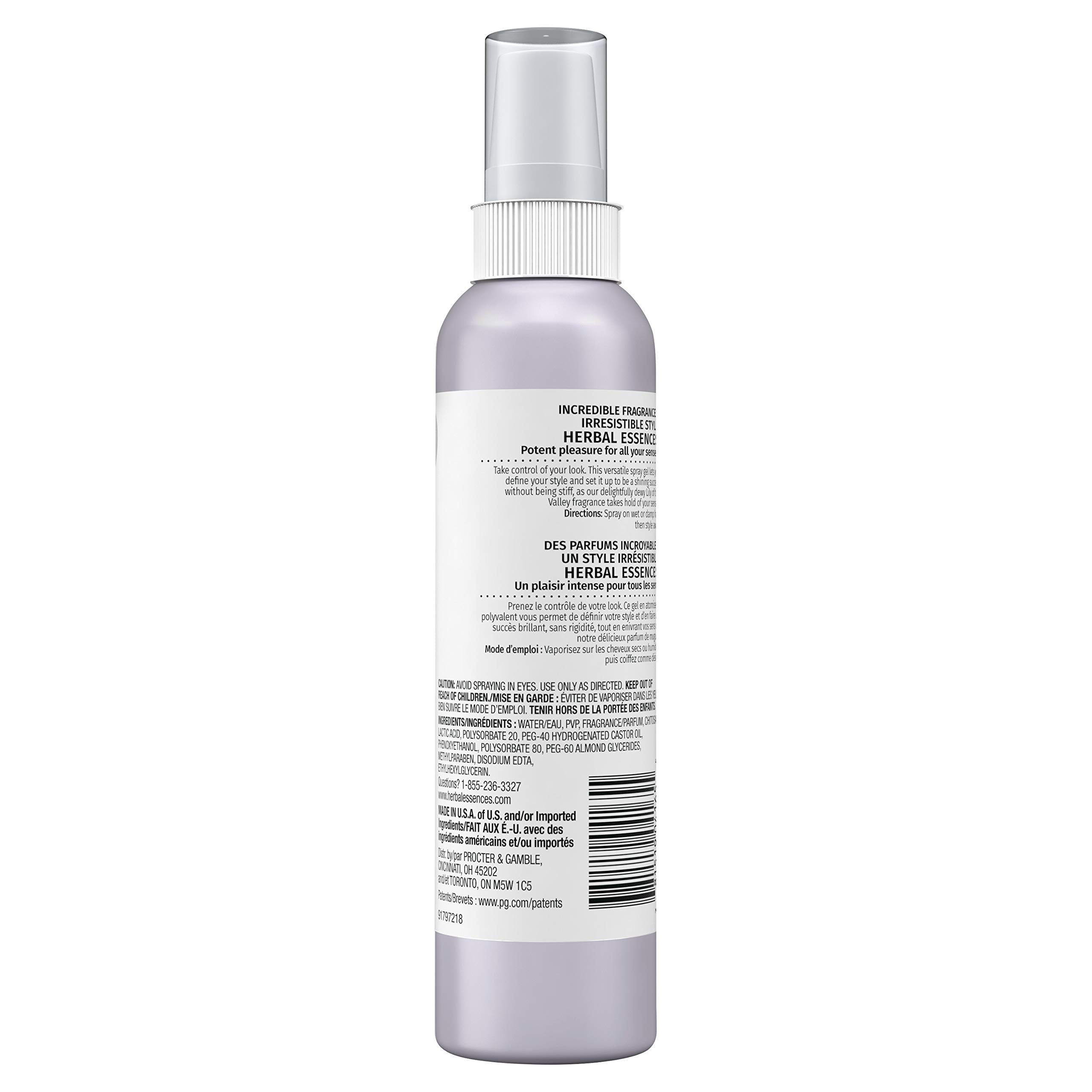 Herbal Essences Set Me Up Spray Gel: texture légère qui fixe sans rigidité