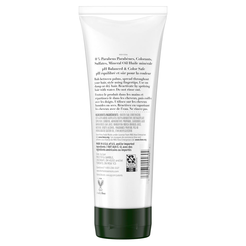 Herbal Essences Crème Définition Boucles Mangue Aloe – usage quotidien sans effort pour boucles définies.