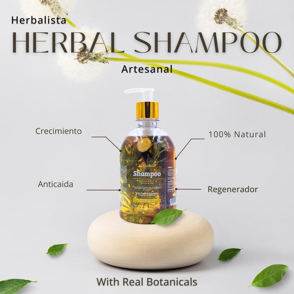 Feuilles d’eucalyptus dans Herbalista Viral Shampoo, fraîcheur et tonique capillaire.