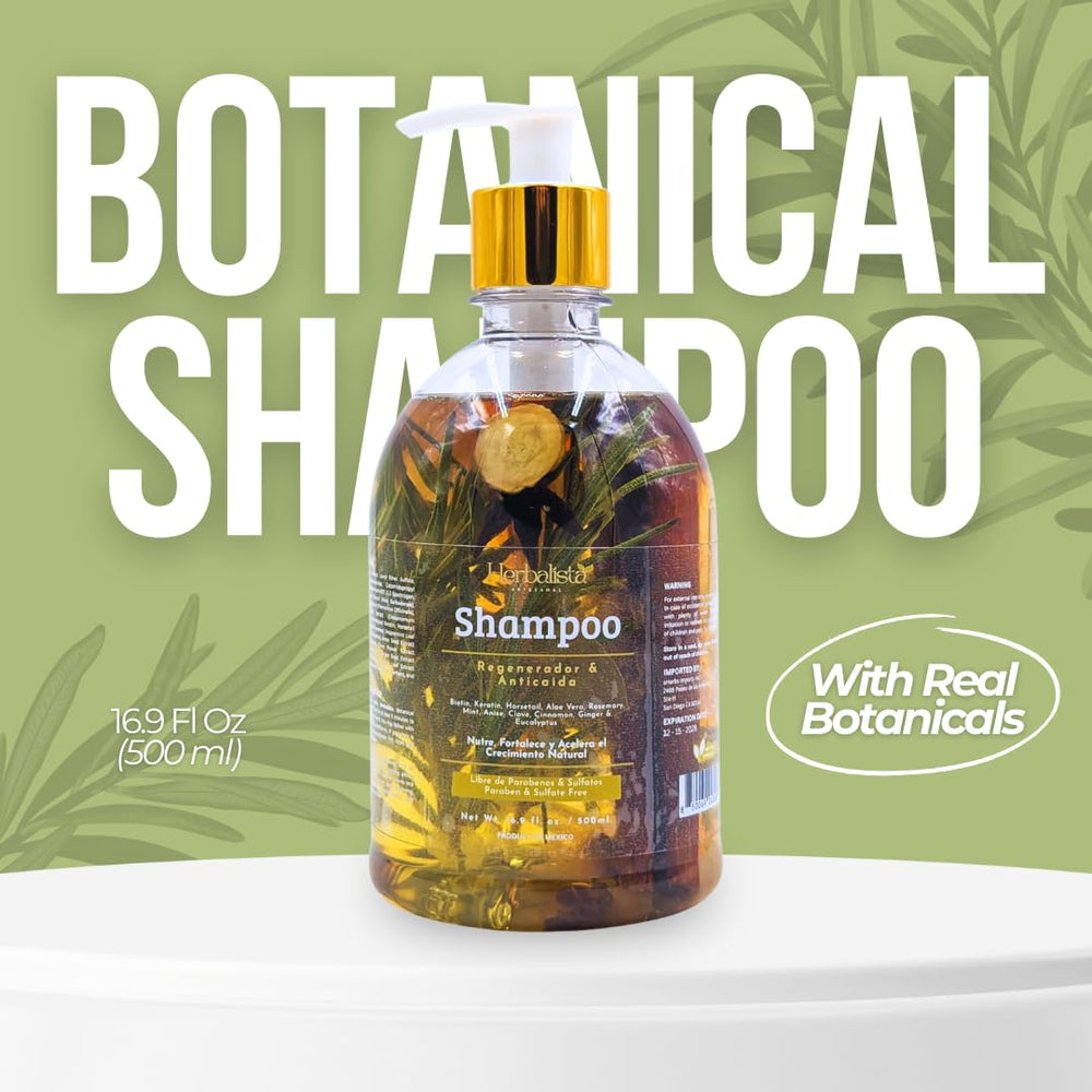 Utilisation du shampooing Herbalista pour un rituel capillaire quotidien sans sulfates.