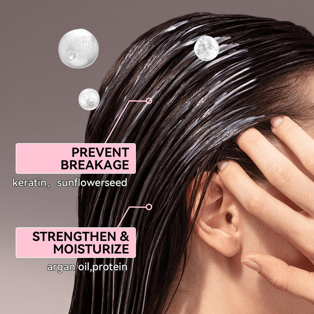 Formule Kératine Herbalosophy concentrée pour cheveux souples et nourris.