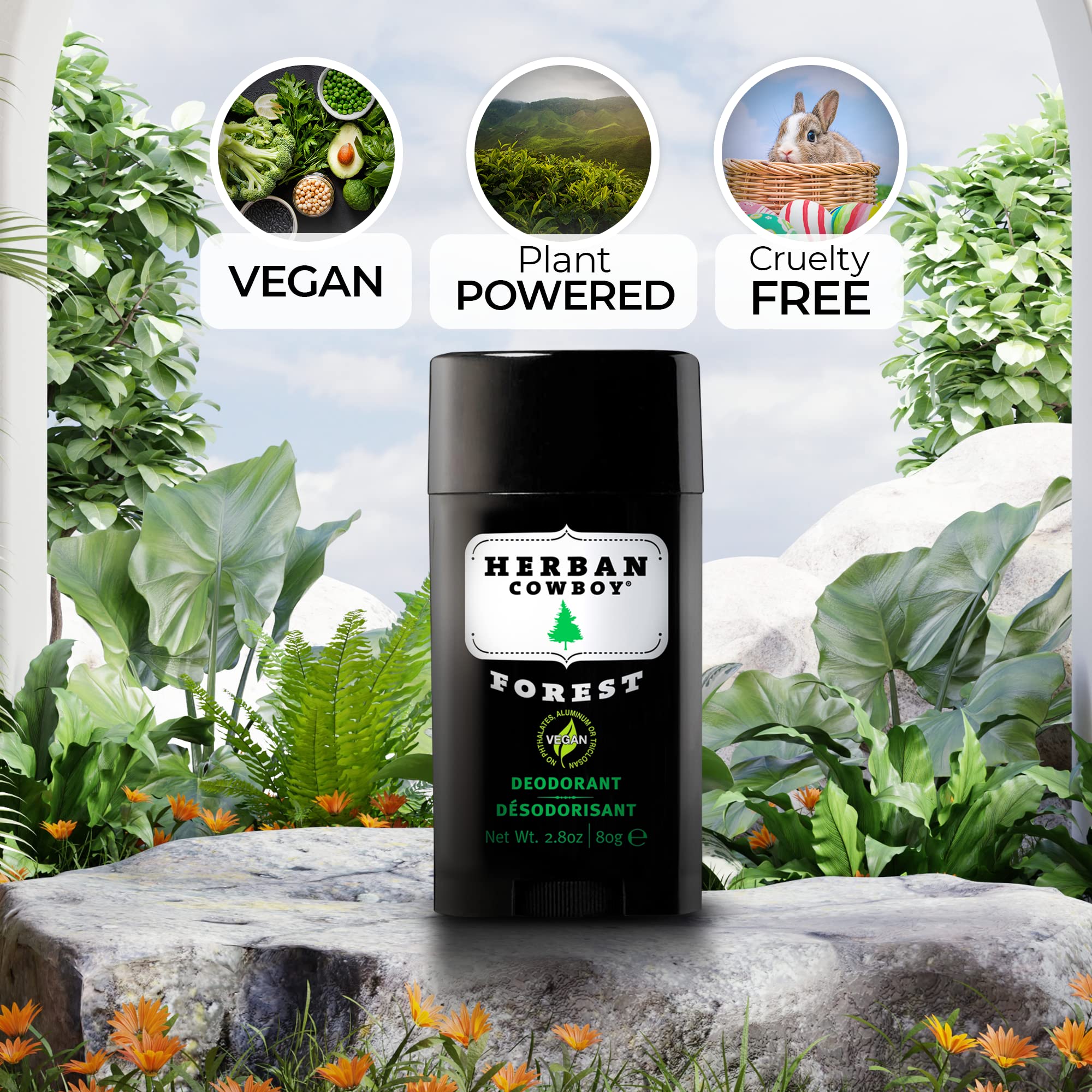 Arôme naturel boisé du Forest pour la fraîcheur.