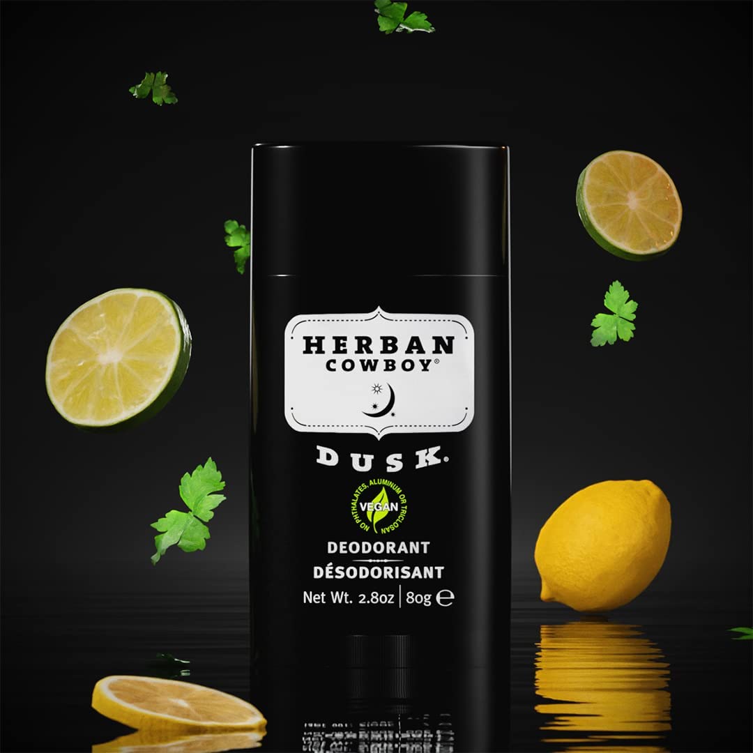 Déodorant Dusk en bâton Herban Cowboy, application facile et confortable.