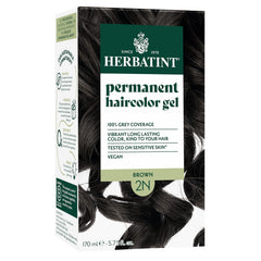 Herbatint 2N Brun – bouteille colorante prête à l'emploi et couverture des gris
