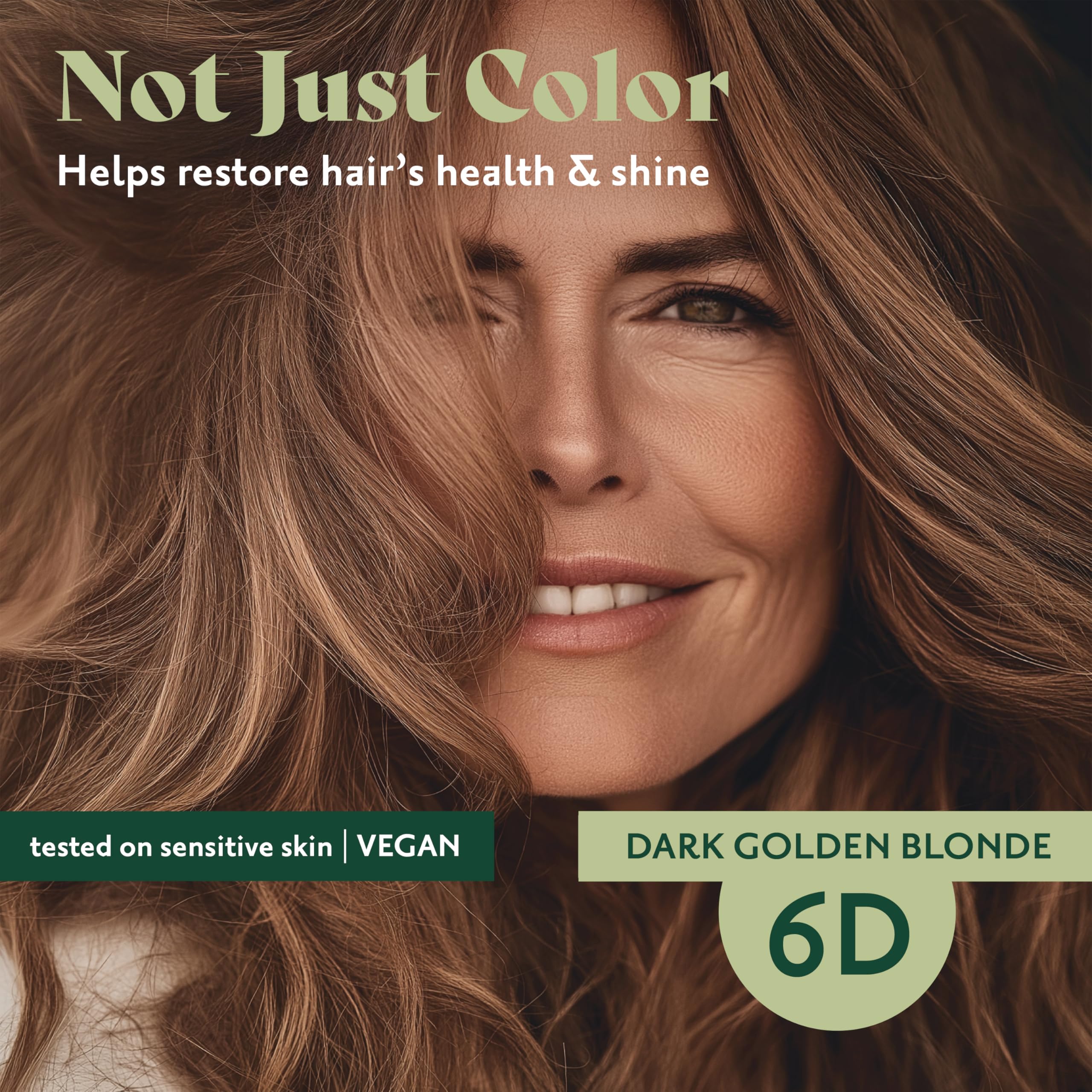 Cheveux naturels et lumineux après coloration Herbatint.