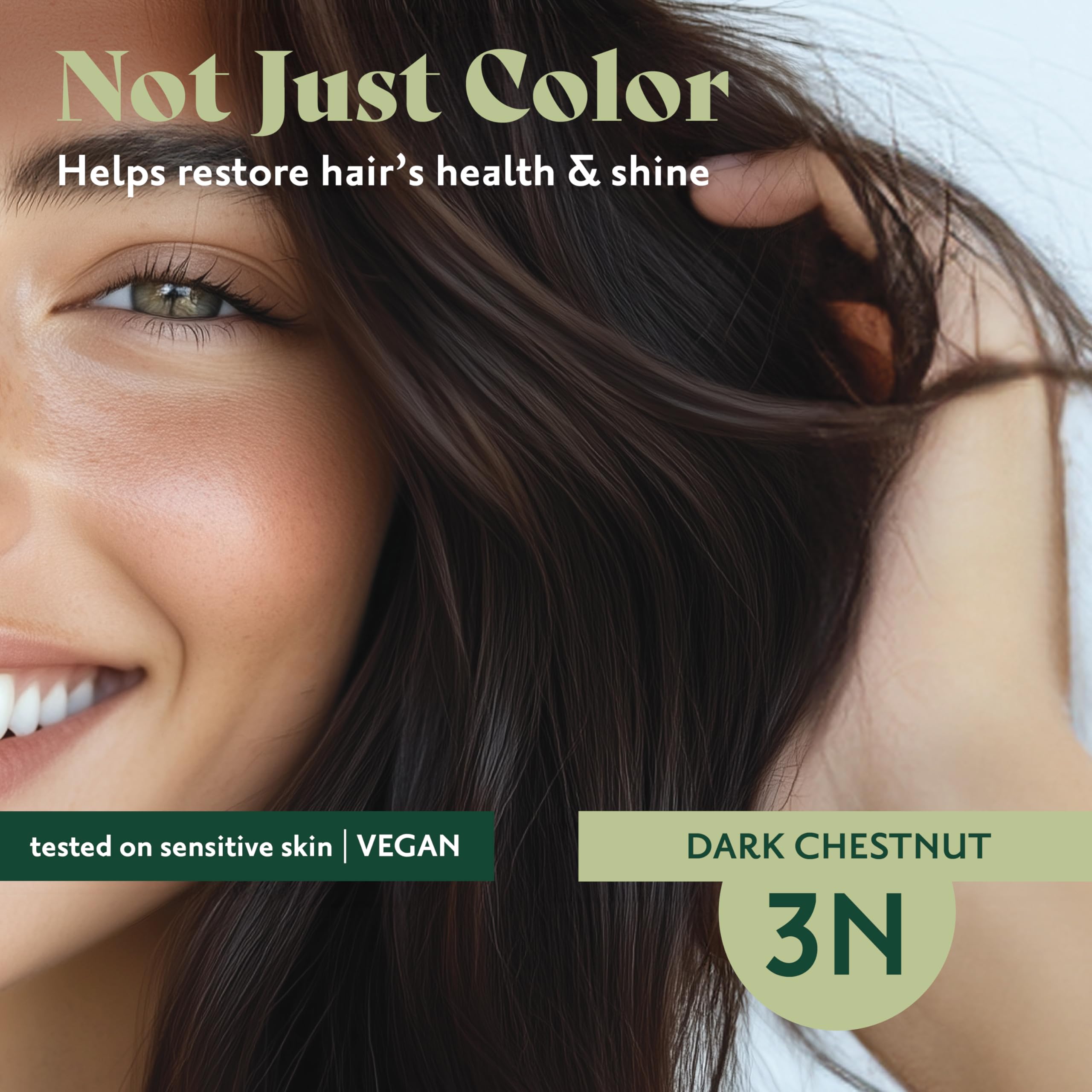 Rendu couleur naturel et harmonieux après coloration Herbatint