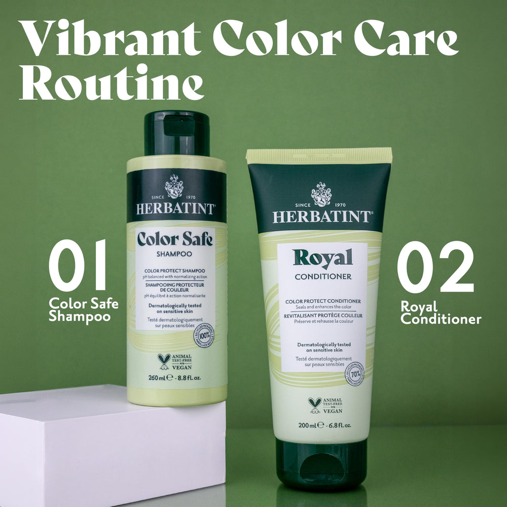 Herbatint Royal Conditioner sans gluten, douceur adaptée à tous types de cheveux.